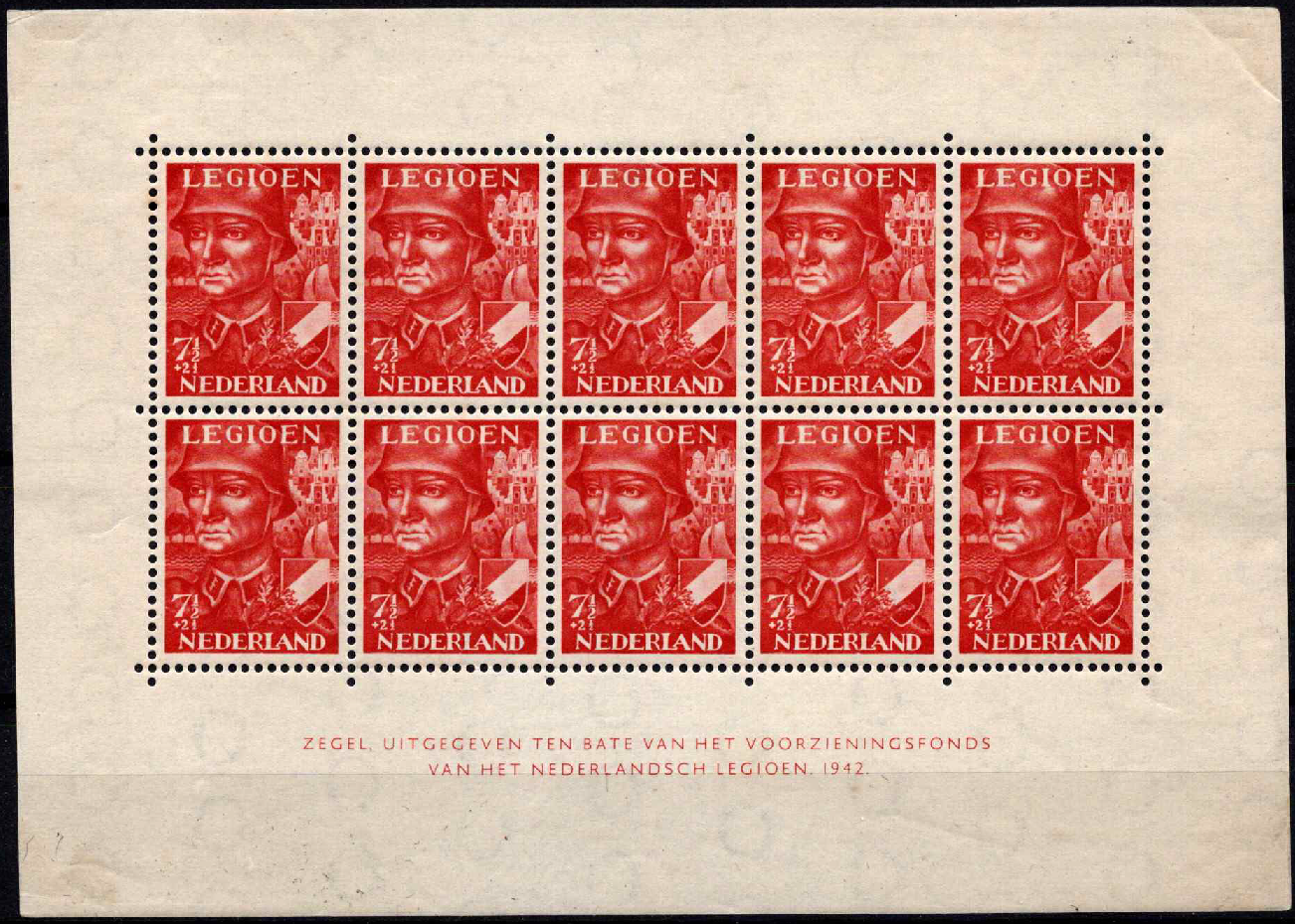 Nyderlandai, blokas Nr. 1, MiNr 402x10 MNH**/MLH*