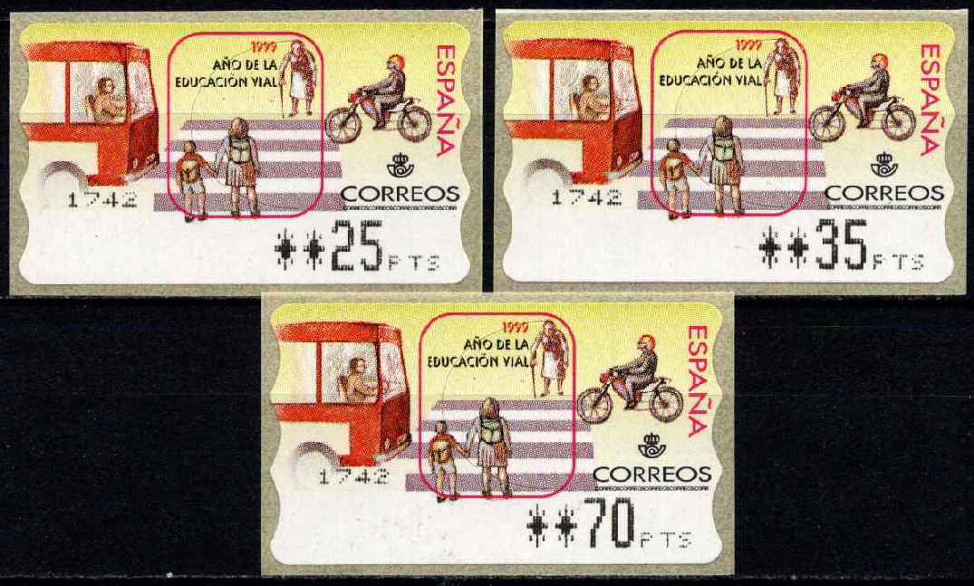 Ispanija, pašto automatų ženklai, MiNr 29 MNH**