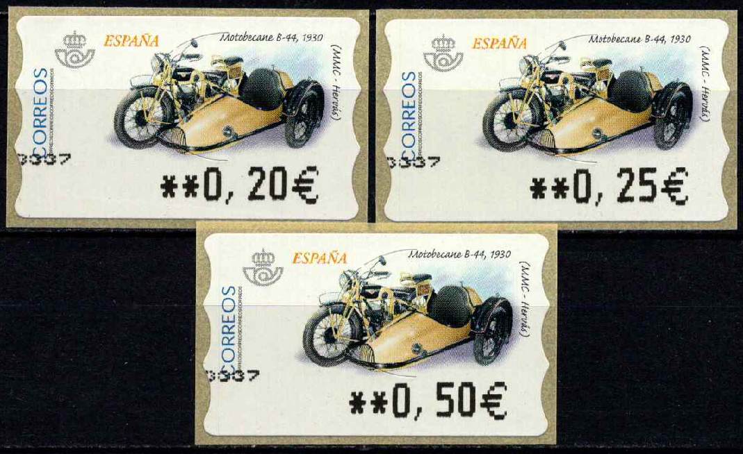 Ispanija, pašto automatų ženklai, MiNr 80 MNH**