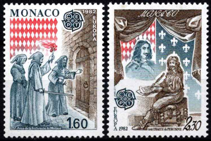 Monakas, pilna serija, MiNr 1526-1527 MNH**