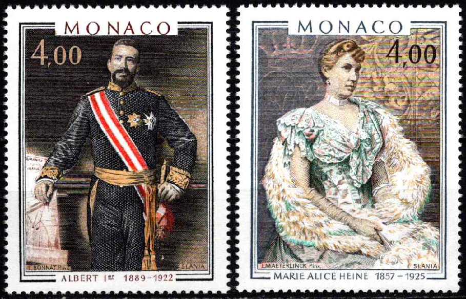 Monakas, pilna serija, MiNr 1441-1442 MNH**