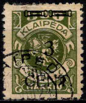 Klaipėda (Memel), MiNr 179II Used (O)