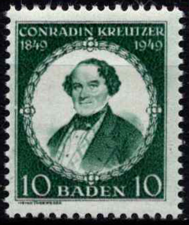 Pokario Vokietija, Prancūzų zona, Badeno žemės, MiNr 53 MLH*