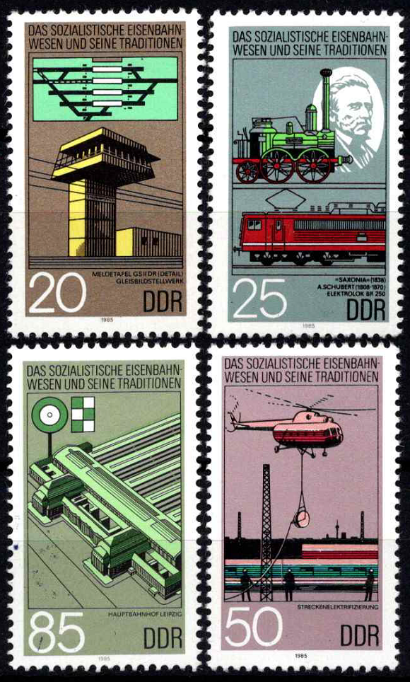 Vokietijos Demokratinė Respublika (VDR), pilna serija, MiNr 2968-2971 MNH**