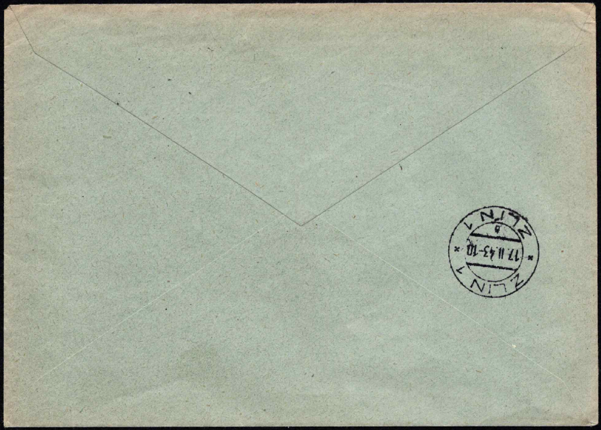 Vokietijos Reichas, Čekoslovakijos okupacija, Bohemija ir Moravija, vokas su MiNr 114-116
