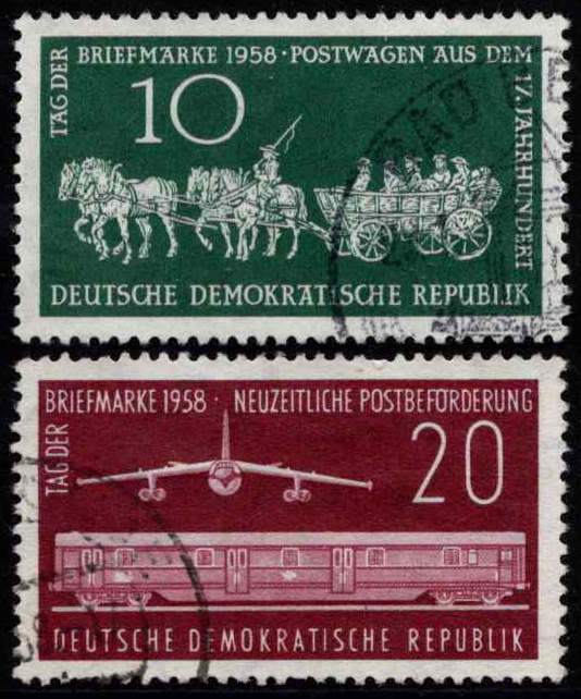 Vokietijos Demokratinė Respublika (VDR), pilna serija, MiNr 660-661 Used (O)