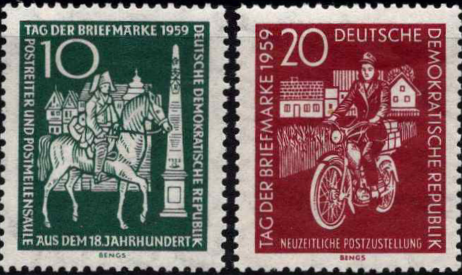 Vokietijos Demokratinė Respublika (VDR), pilna serija, MiNr 735-736 MNH**