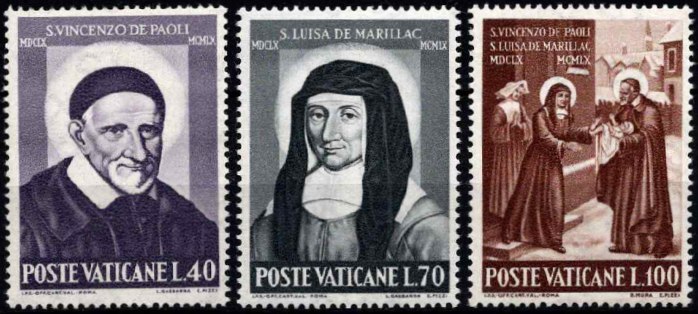 Vatikanas, pilna serija, MiNr 360-362 MNH**