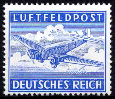 Vokietijos Reichas, oro paštas, MiNr 1 A MLH*