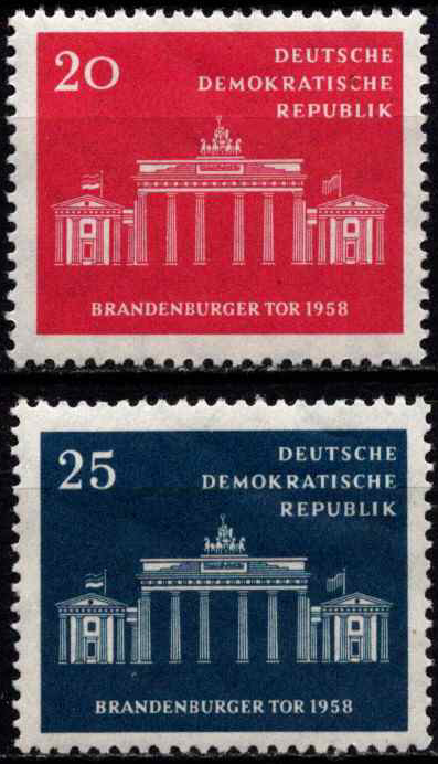 Vokietijos Demokratinė Respublika (VDR), pilna serija, MiNr 665-666 MNH**