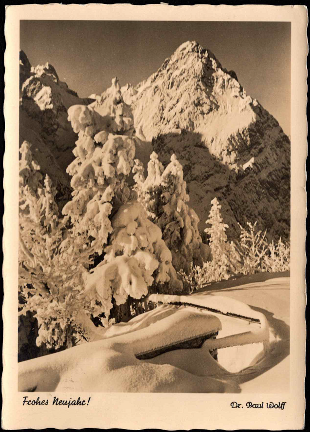 Vokietijos Reichas, Naujametinis sveikinimas, 1938 m. privatus atvirlaiškis