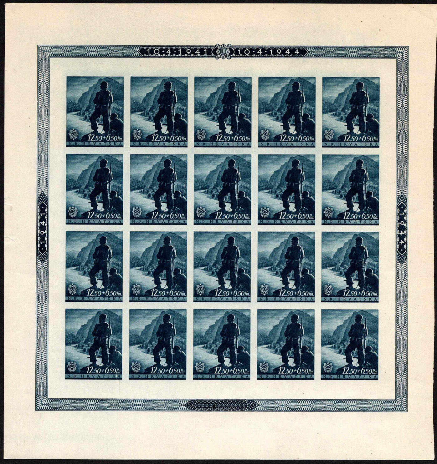 Kroatija, MiNr 159 MNH**/MLH*