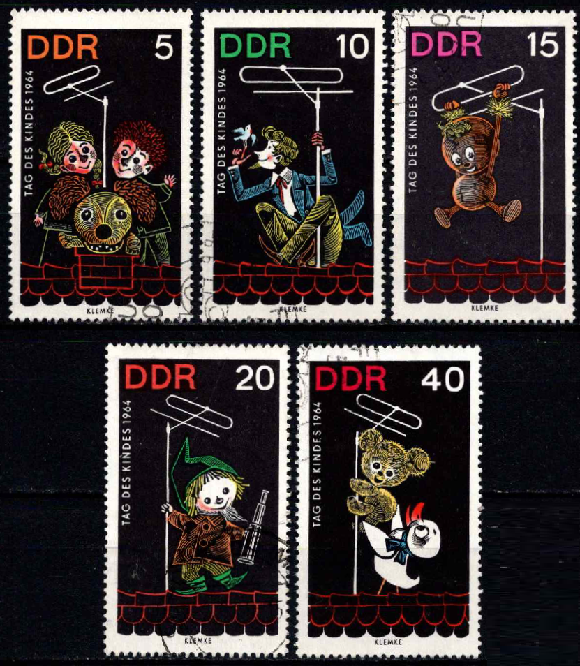 Vokietijos Demokratinė Respublika (VDR), pilna serija, MiNr 1025-1029 Used (O)