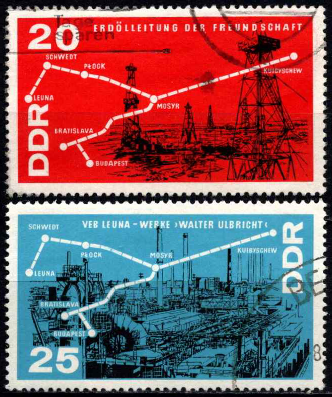 Vokietijos Demokratinė Respublika (VDR), pilna serija, MiNr 1227-1228 Used (O)