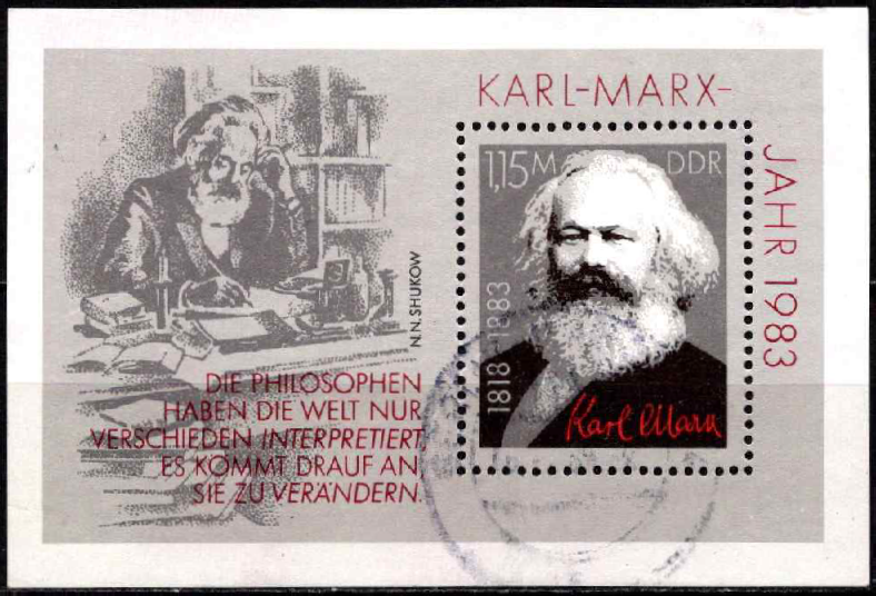 Vokietijos Demokratinė Respublika (VDR), blokas Nr. 71, MiNr 2789 Used (O)