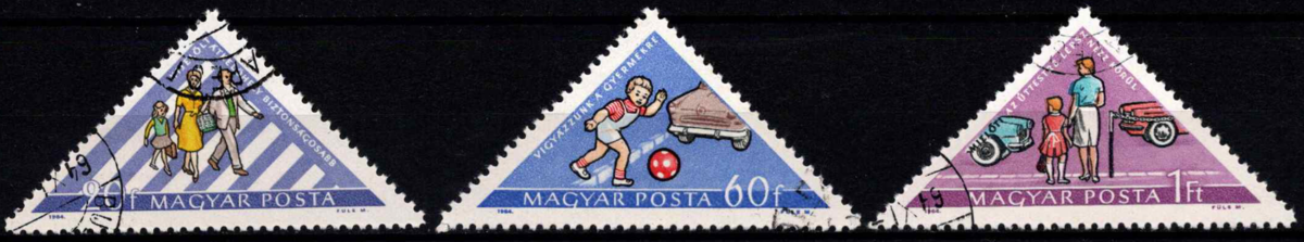 Vengrija, pilna serija, MiNr 2064-2066 Used (O)