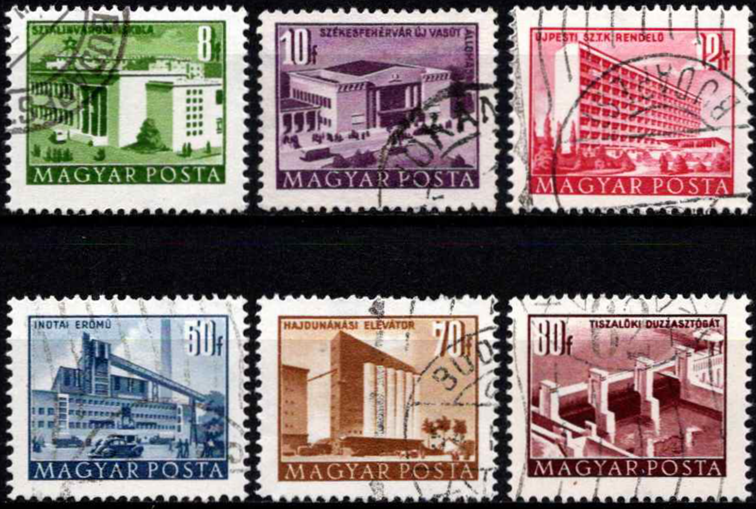 Vengrija, pilna serija, MiNr 1255-1260 Used (O)