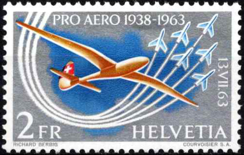 Šveicarija, oro paštas, MiNr 780 MNH**