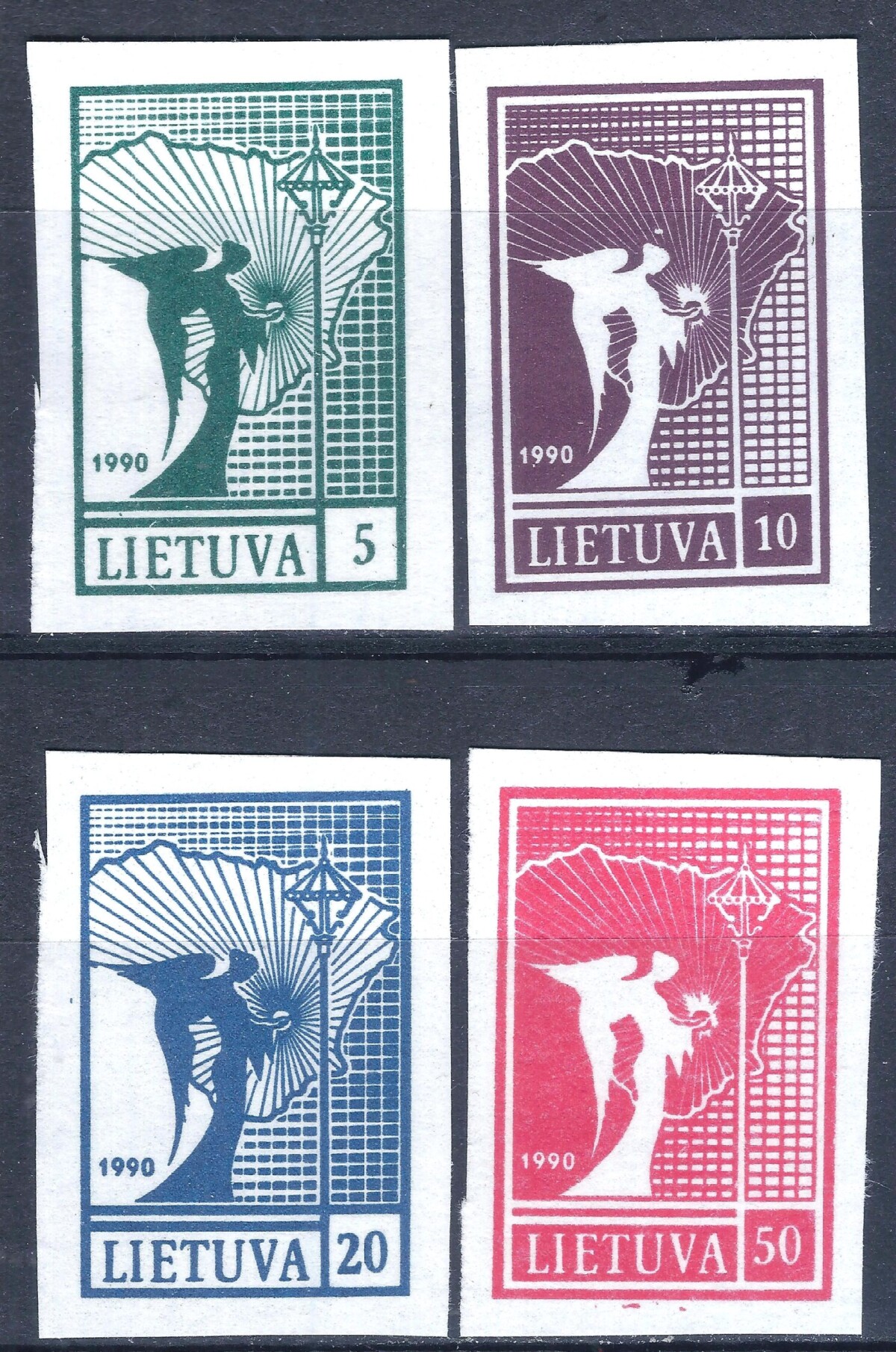 Lietuva, pilna serija MiNr 457-460 MNH**