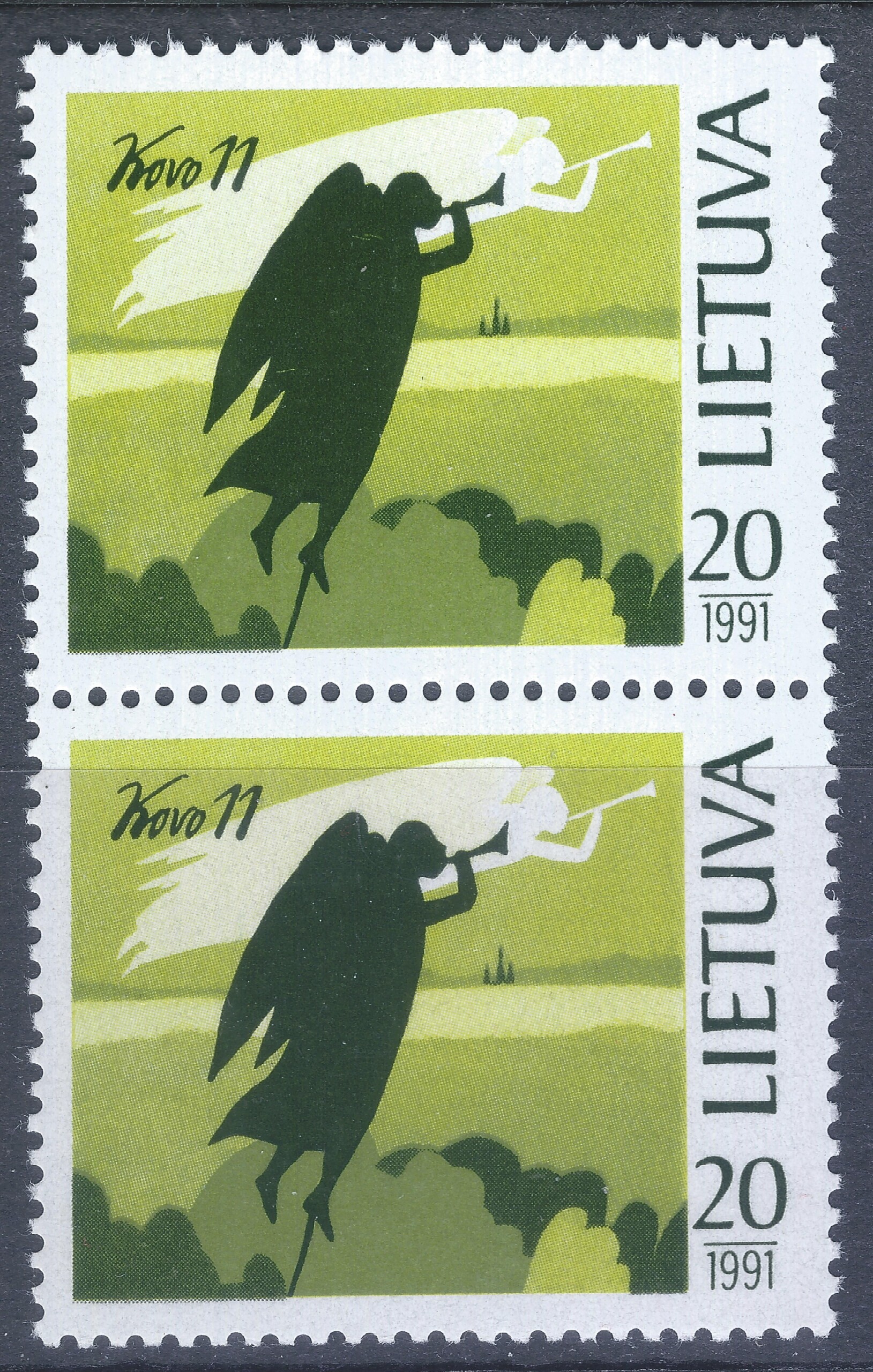 Lietuva, pora MiNr 471 MNH**