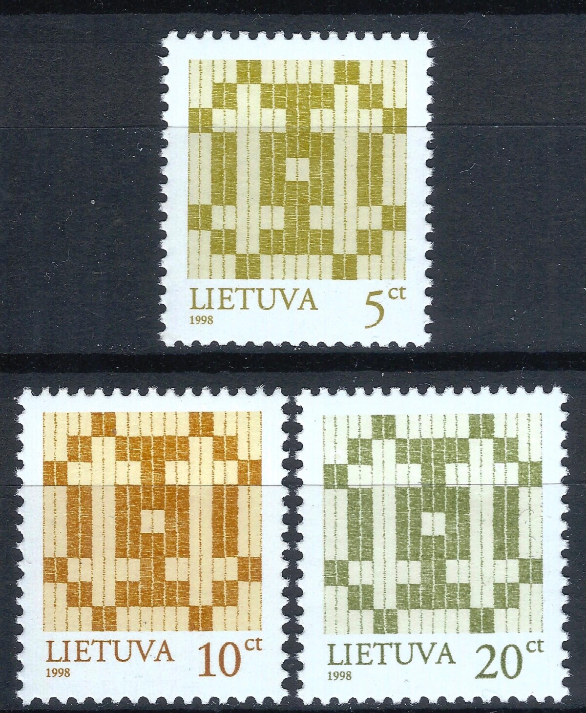 Lietuva, pilna serija MiNr 682 - 684 I MNH** V