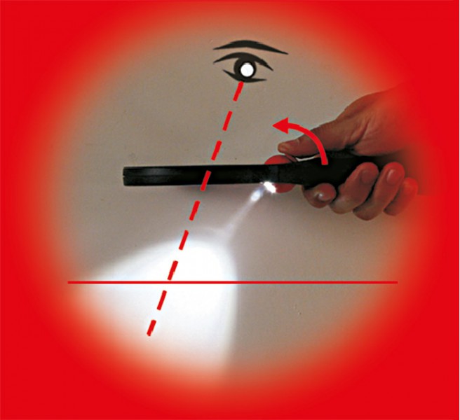 Berėmis, asferinis, padidinimo stiklas 3x/5x su reguliuojamu LED apšvietimu LINDNER S7114