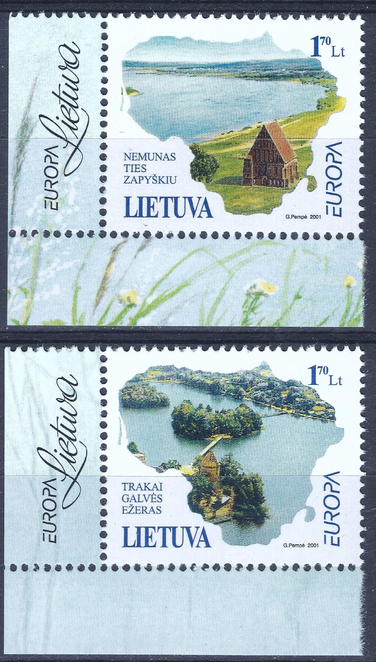 Lietuva, pilna serija MiNr 756-757 MNH**