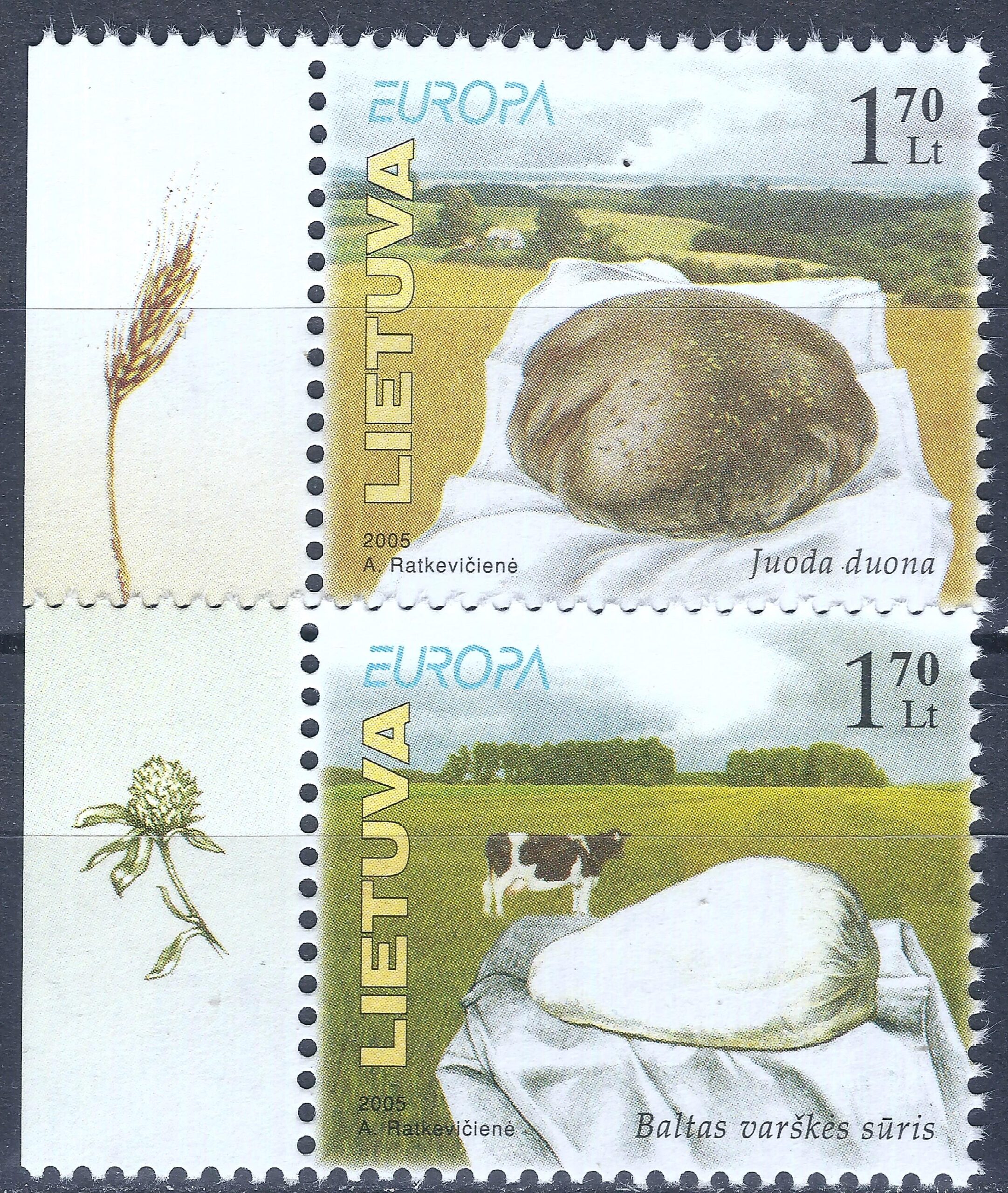 Lietuva, pilna serija MiNr 871-872 MNH** Vx3