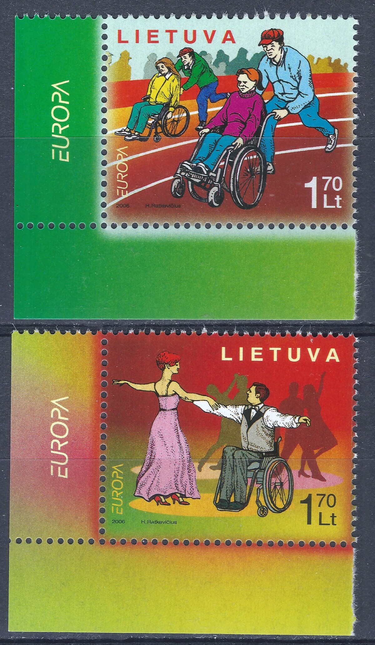 Lietuva, pilna serija MiNr 902-903 MNH**