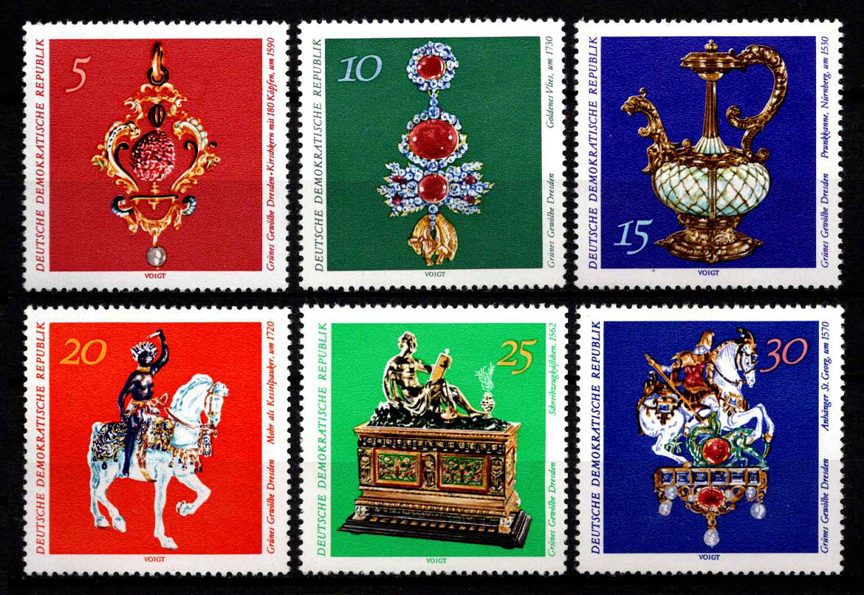 Vokietijos Demokratinė Respublika (VDR), pilna serija, MiNr 1682-1687 MNH**