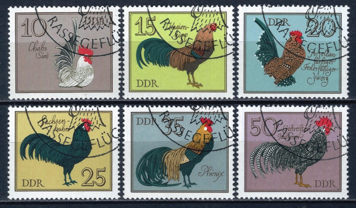 Vokietijos Demokratinė Respublika (VDR), pilna serija MiNr 2394-2399 Used(O) V
