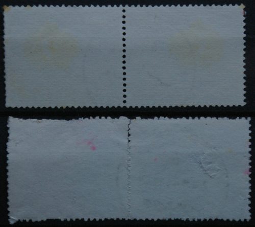 Vokietijos Reichas, oro paštas, MiNr 1 A, B Used(O)