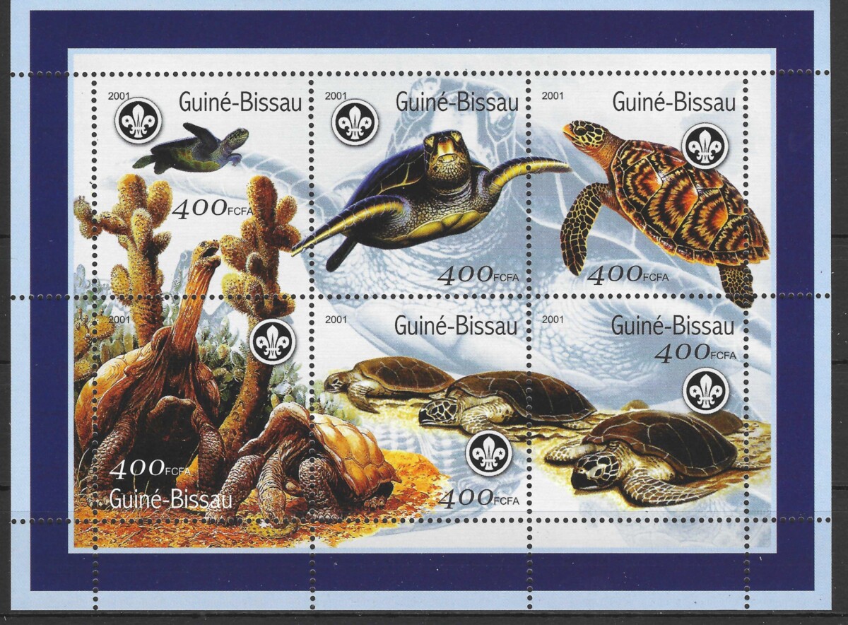 Gvinėja Bisau, pilna serija MiNr 1584-1589 MNH** V