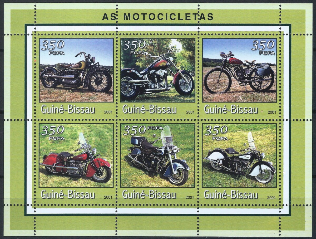 Gvinėja, pilna serija mažajame lapelyje MiNr 1761-1766 MNH** V