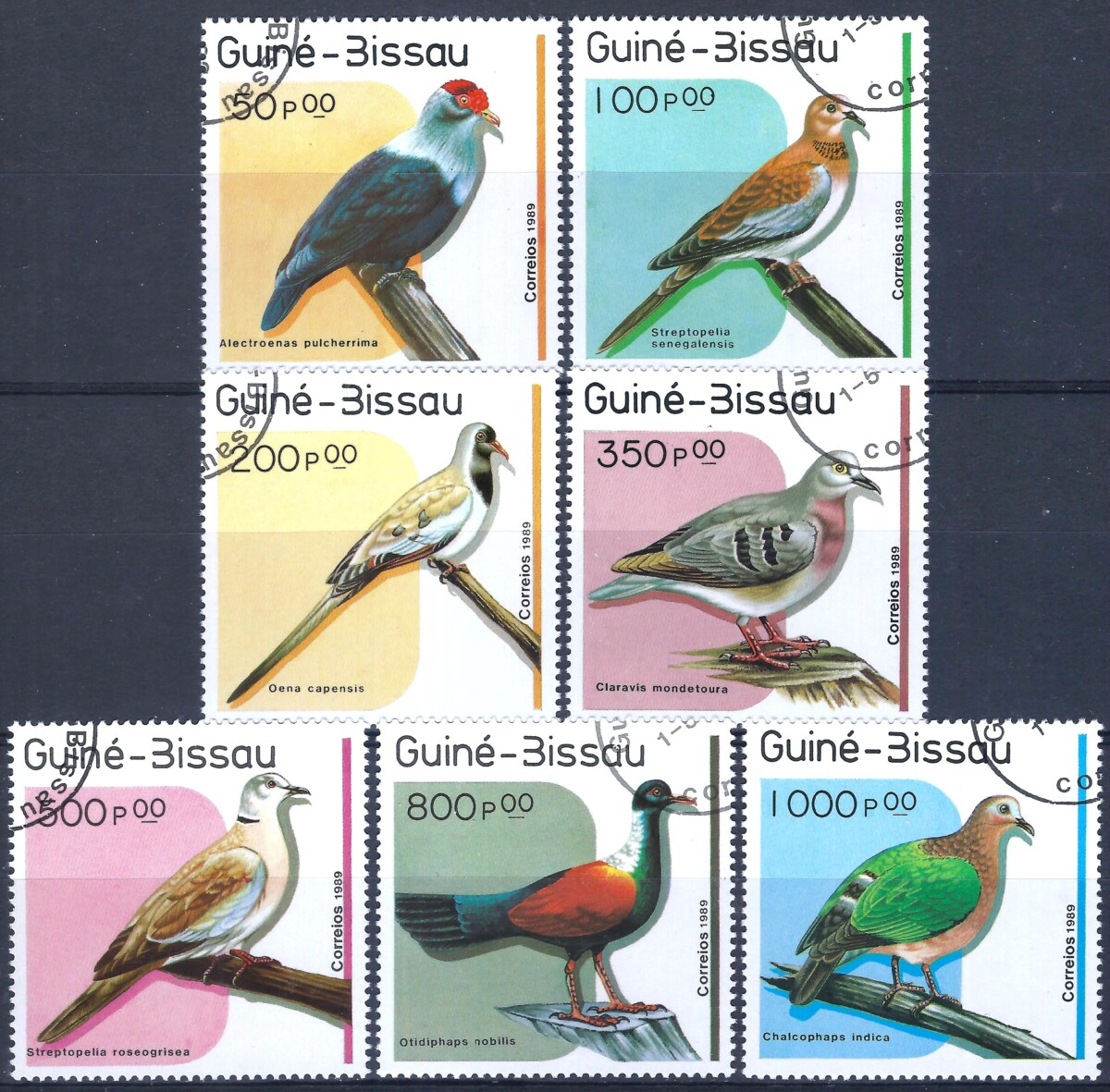 Gvinėja Bisau, pilna serija MiNr 1018-1024 Used(O) V