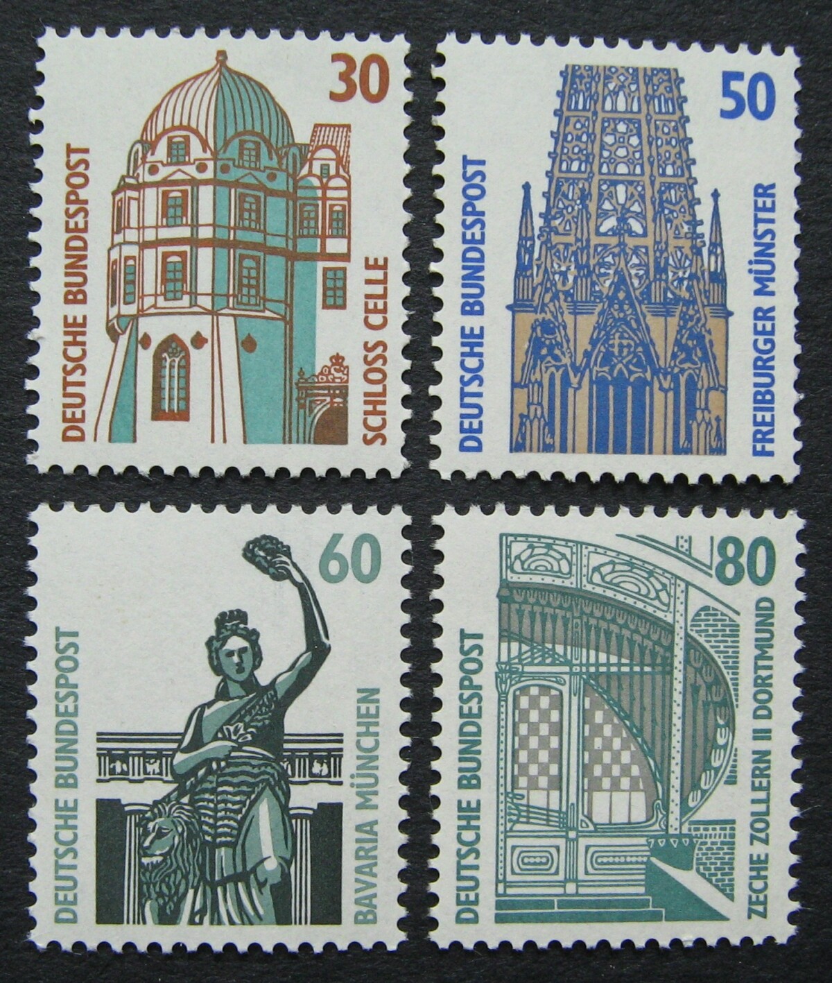 Vokietija, pilna serija, MiNr 1339-1342 A MNH**