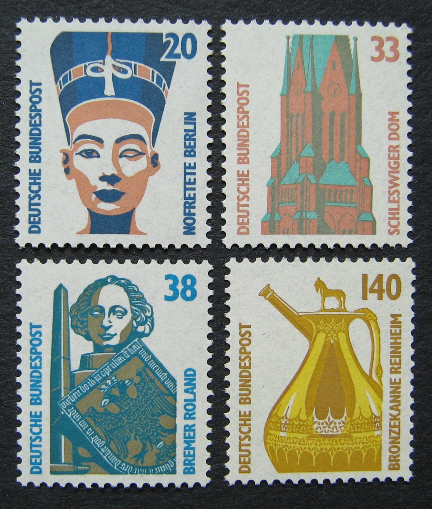 Vokietija, pilna serija, MiNr 1398-1401 A MNH**