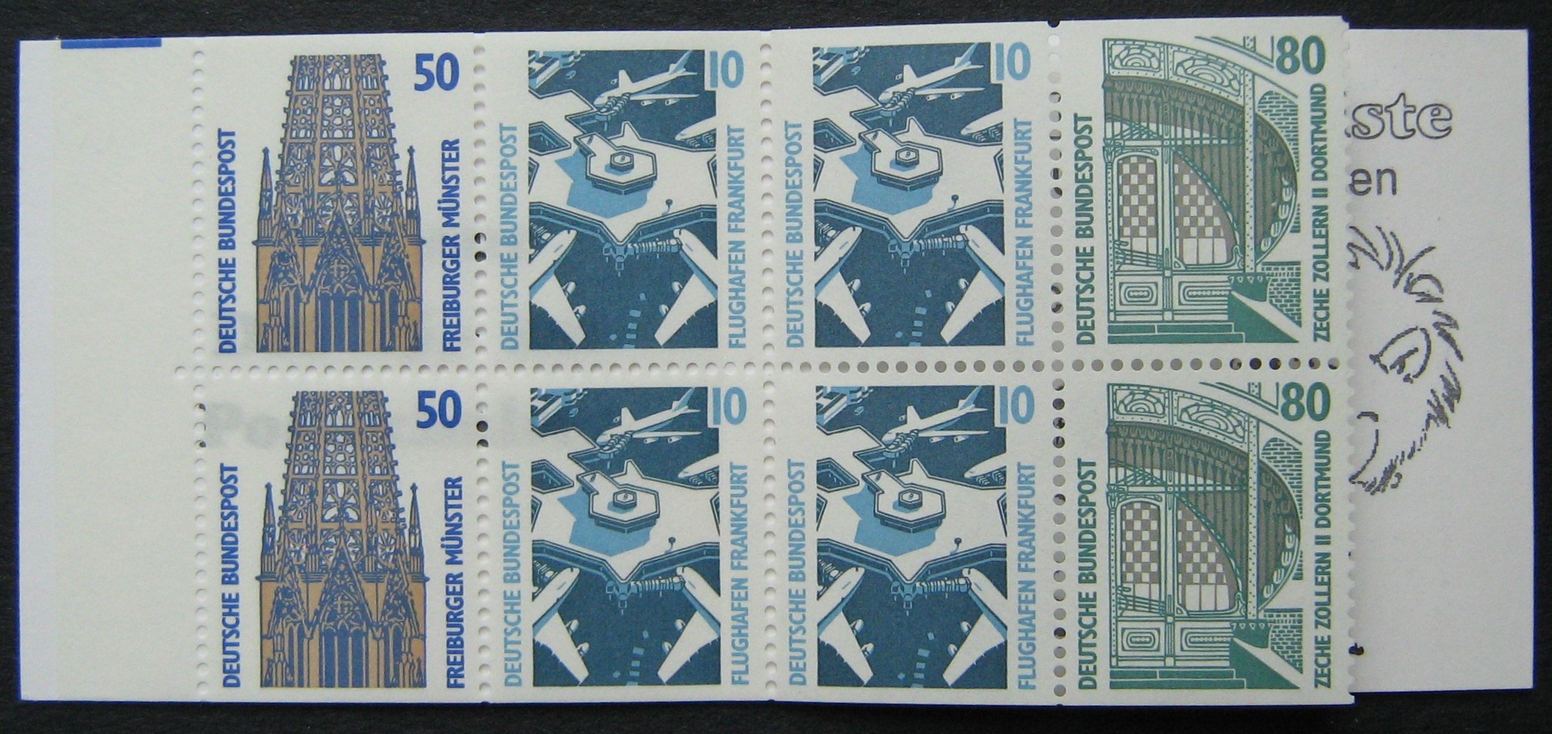 Vokietija, kišeninė knygelė Nr. 33, pilnas komplektas, MiNr 1340, 1347, 1342 MNH**