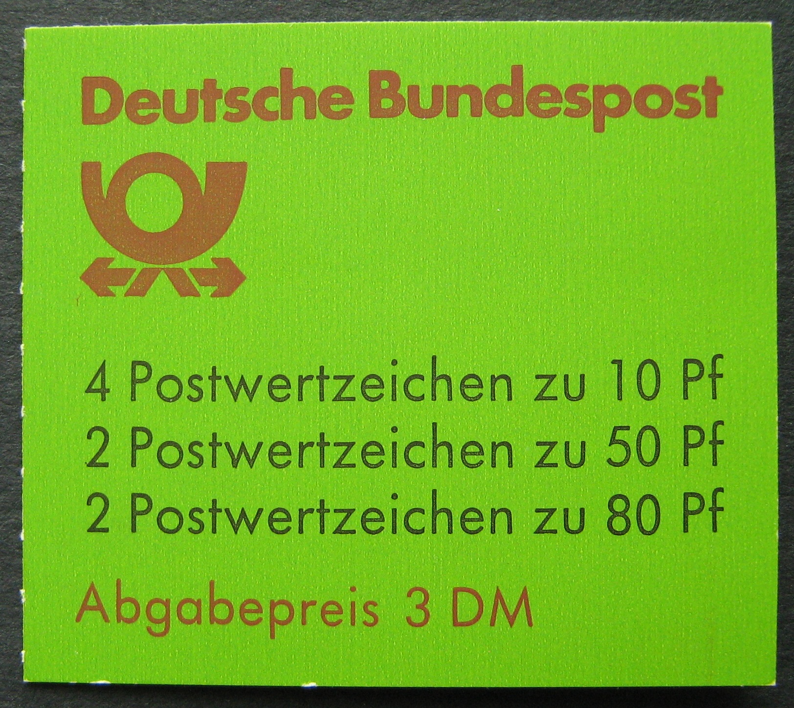 Vokietija, kišeninė knygelė Nr. 30, pilnas komplektas, MiNr 1347, 1340, 1342 MNH**