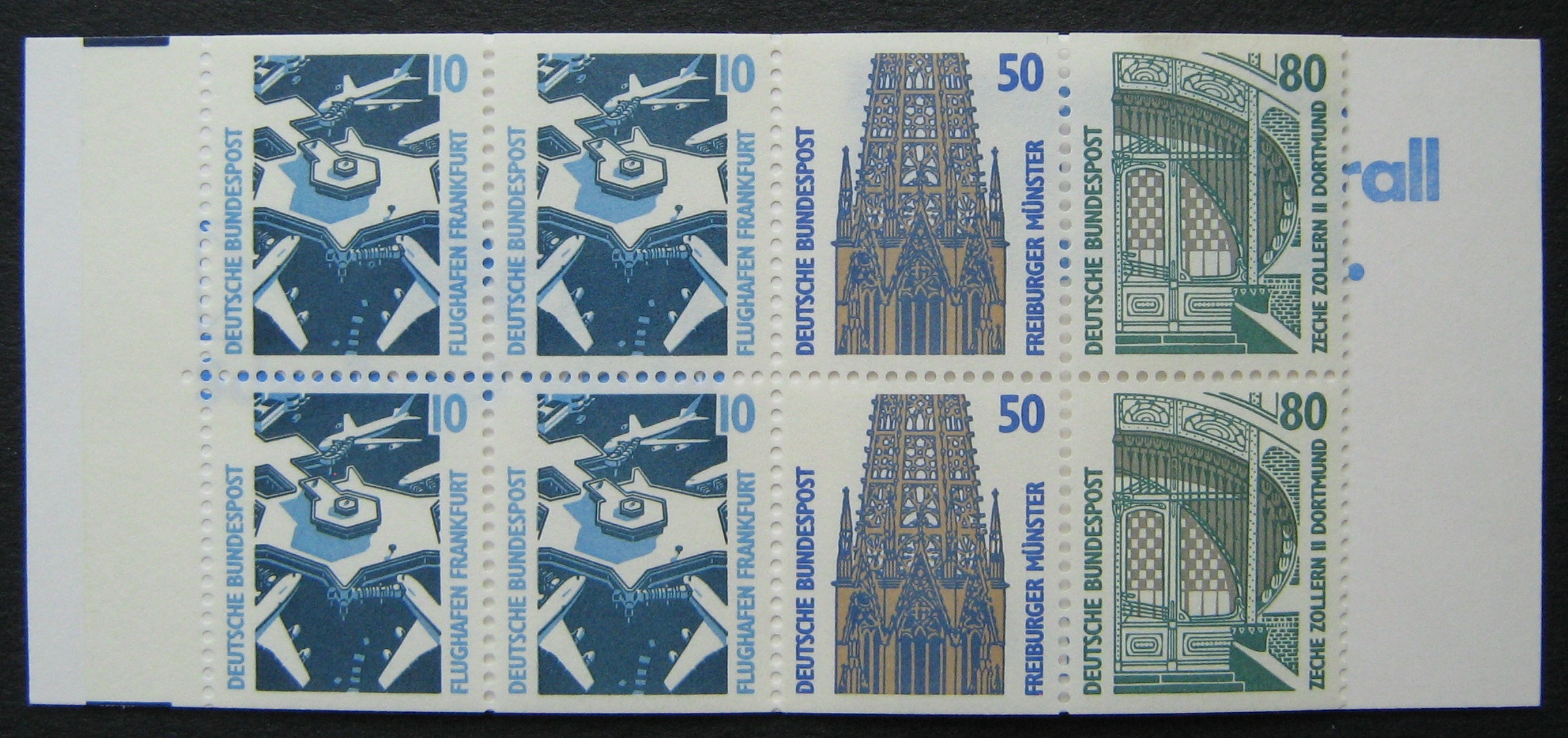 Vokietija, kišeninė knygelė Nr. 30, pilnas komplektas, MiNr 1347, 1340, 1342 MNH**