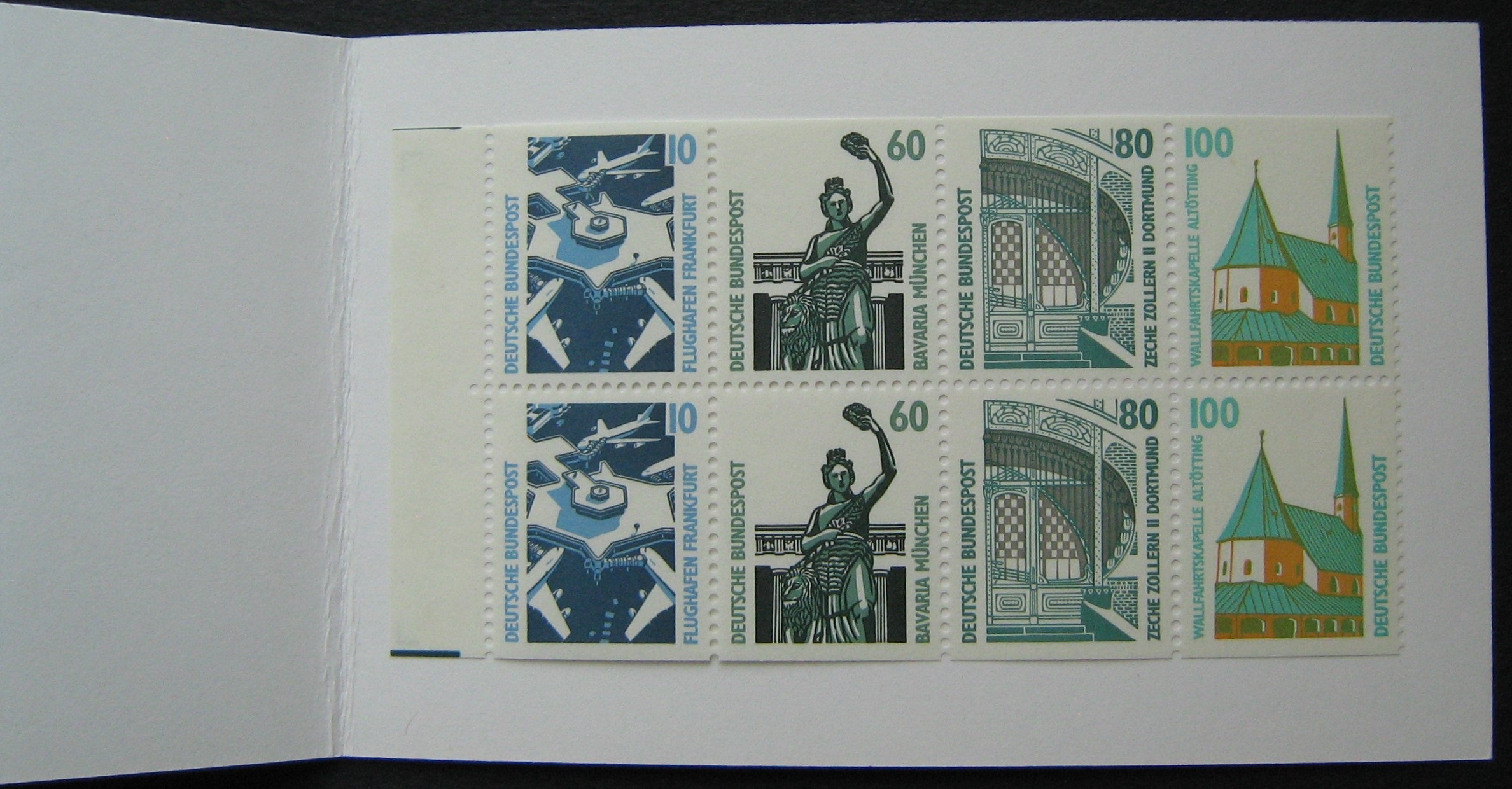 Vokietija, kišeninė knygelė Nr. 31, pilnas komplektas, MiNr 1347, 1341, 1342, 1406 MNH**