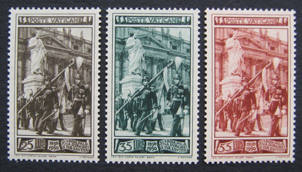 Vatikanas, pilna serija, MiNr 171-173 MNH**