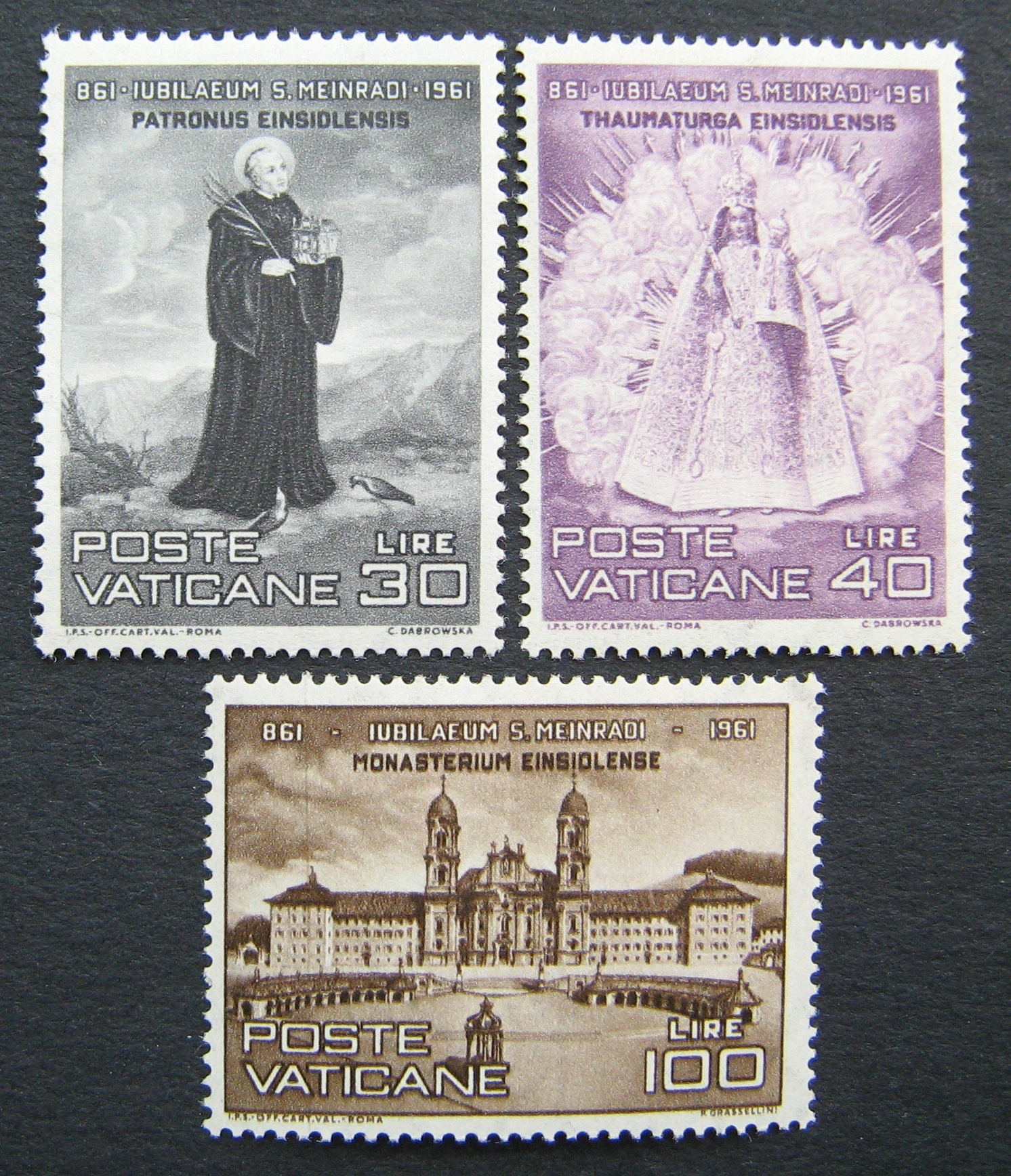 Vatikanas, pilna serija, MiNr 363-365 MNH**