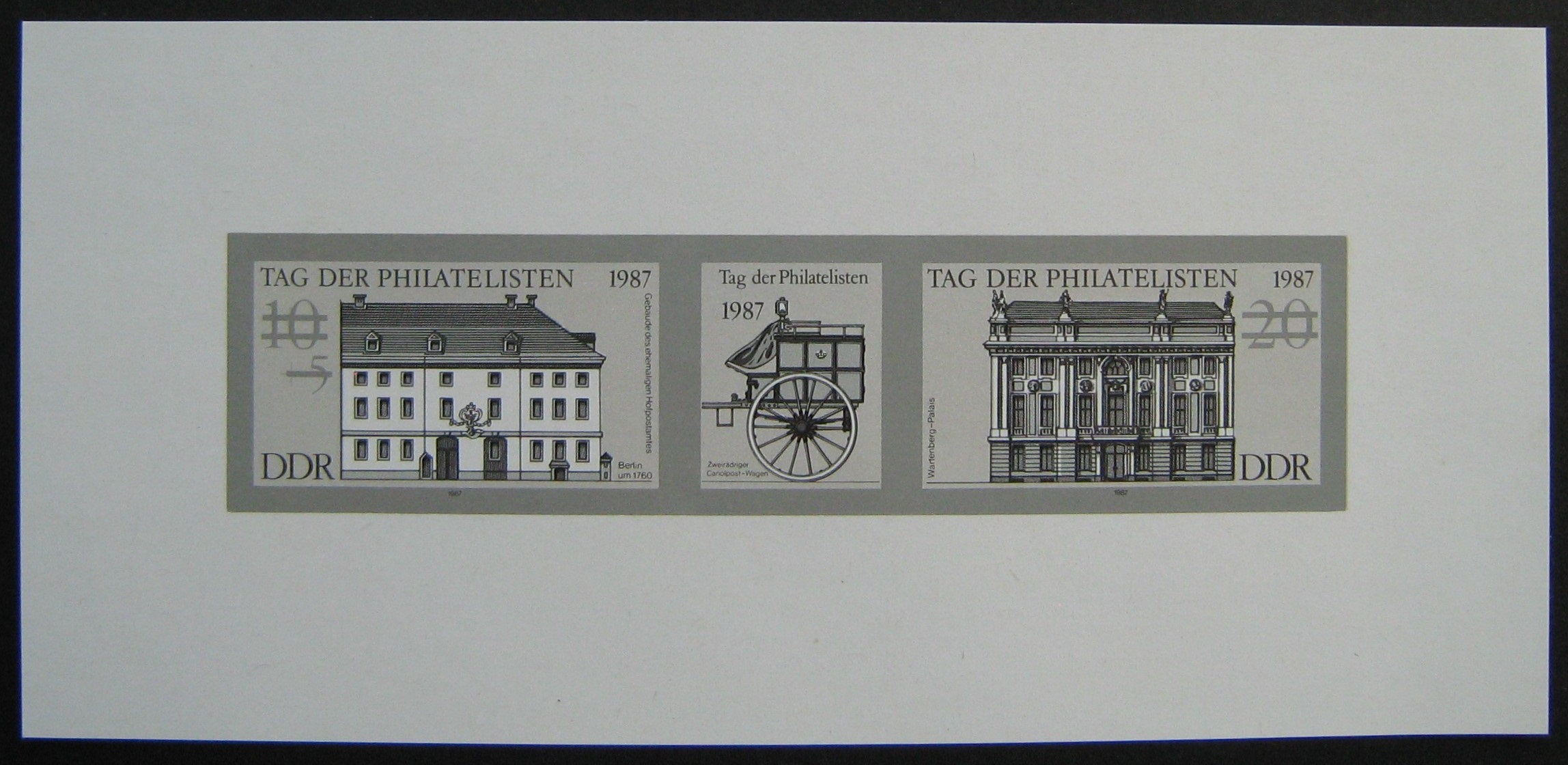 Vokietijos Demokratinė Respublika (VDR), pilna serija, MiNr W Zd 722 S MNG (*)