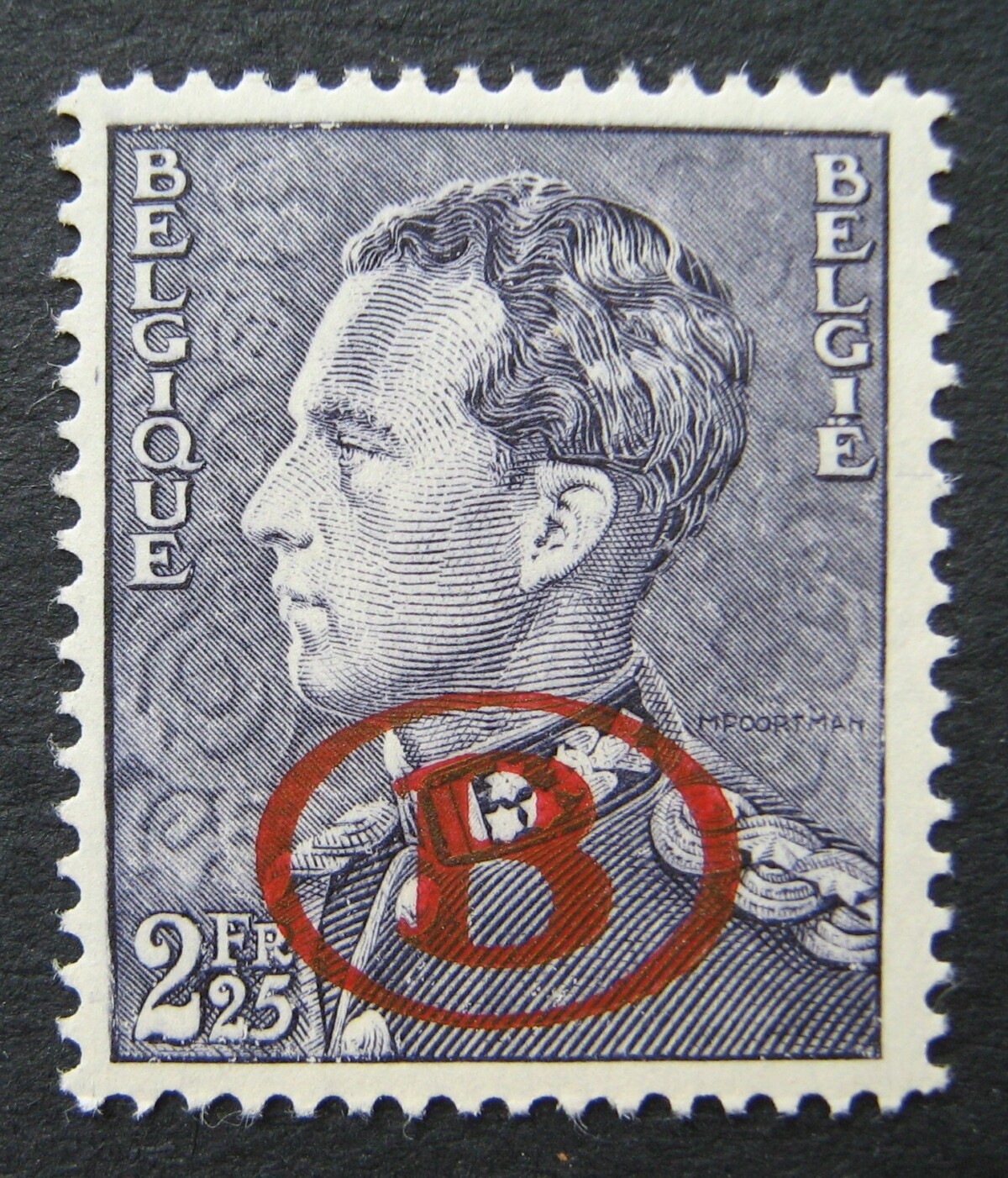 Belgija, tarnybinis ženklas MiNr 30 MNH**