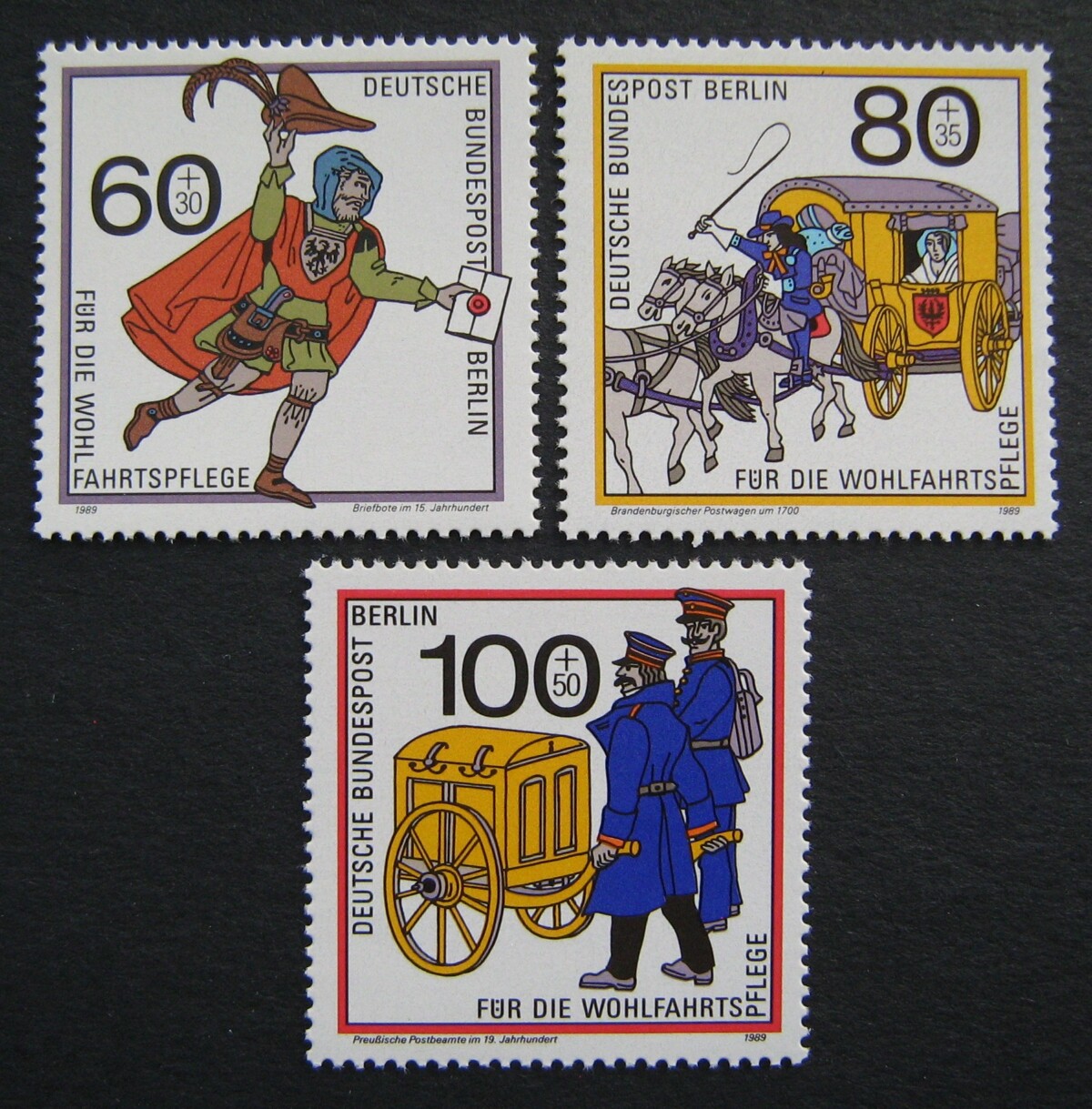 Vokietija, Vakarų Berlynas, pilna serija, MiNr 852-854 MNH**