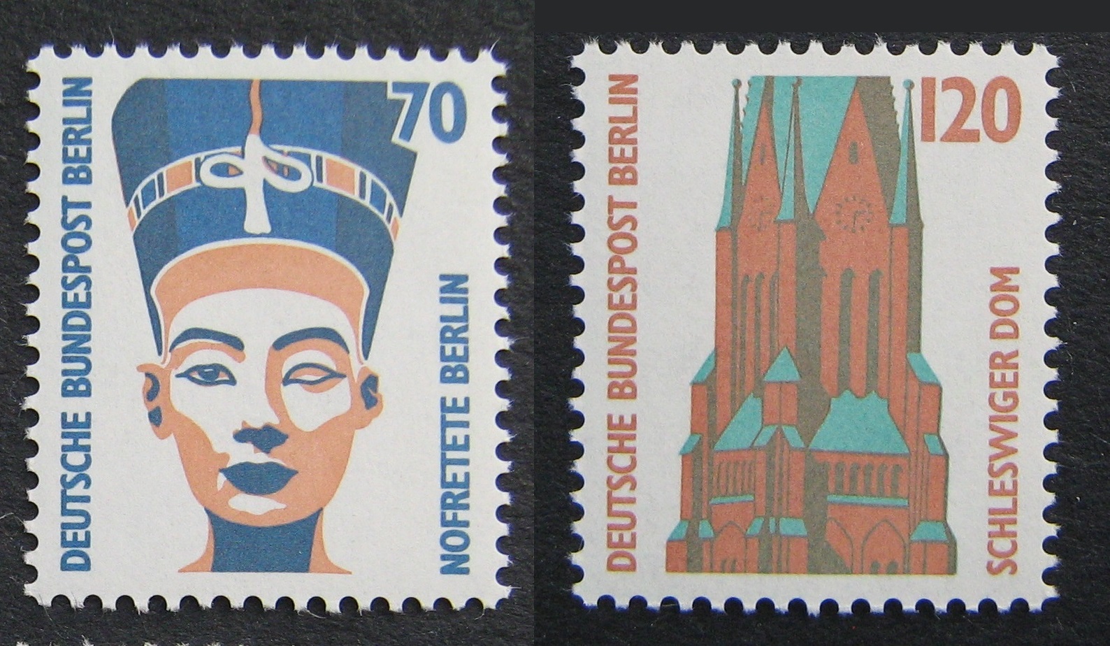 Vokietija, Vakarų Berlynas, pilna serija, MiNr 814-815 MNH**