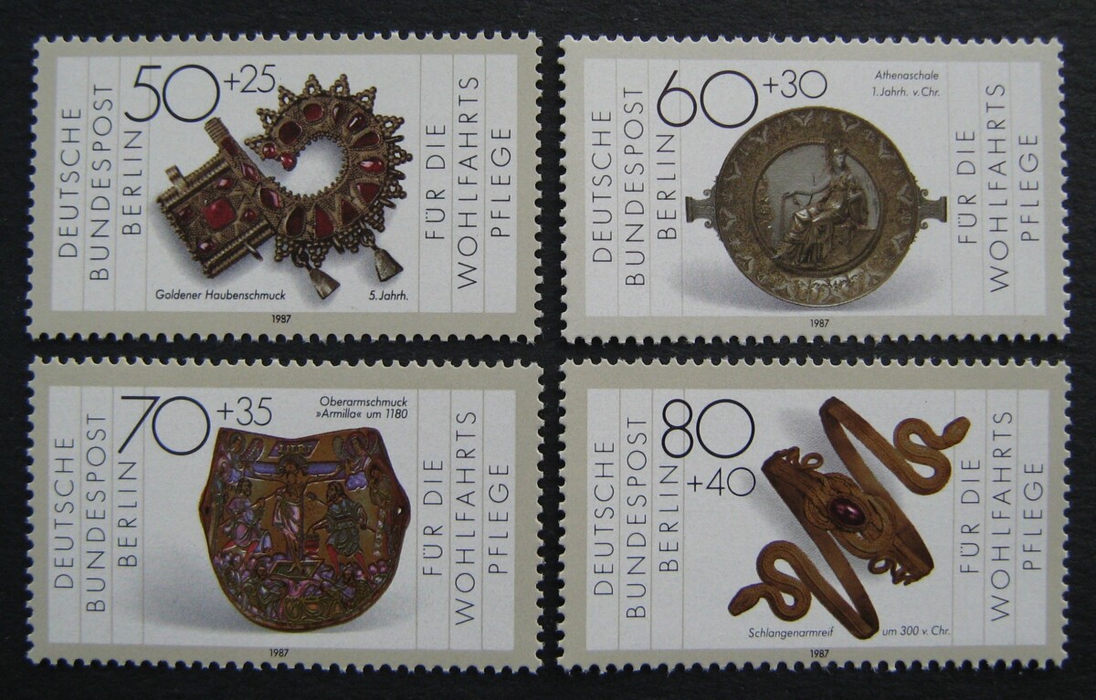 Vokietija, Vakarų Berlynas, pilna serija, MiNr 789-792 MNH**