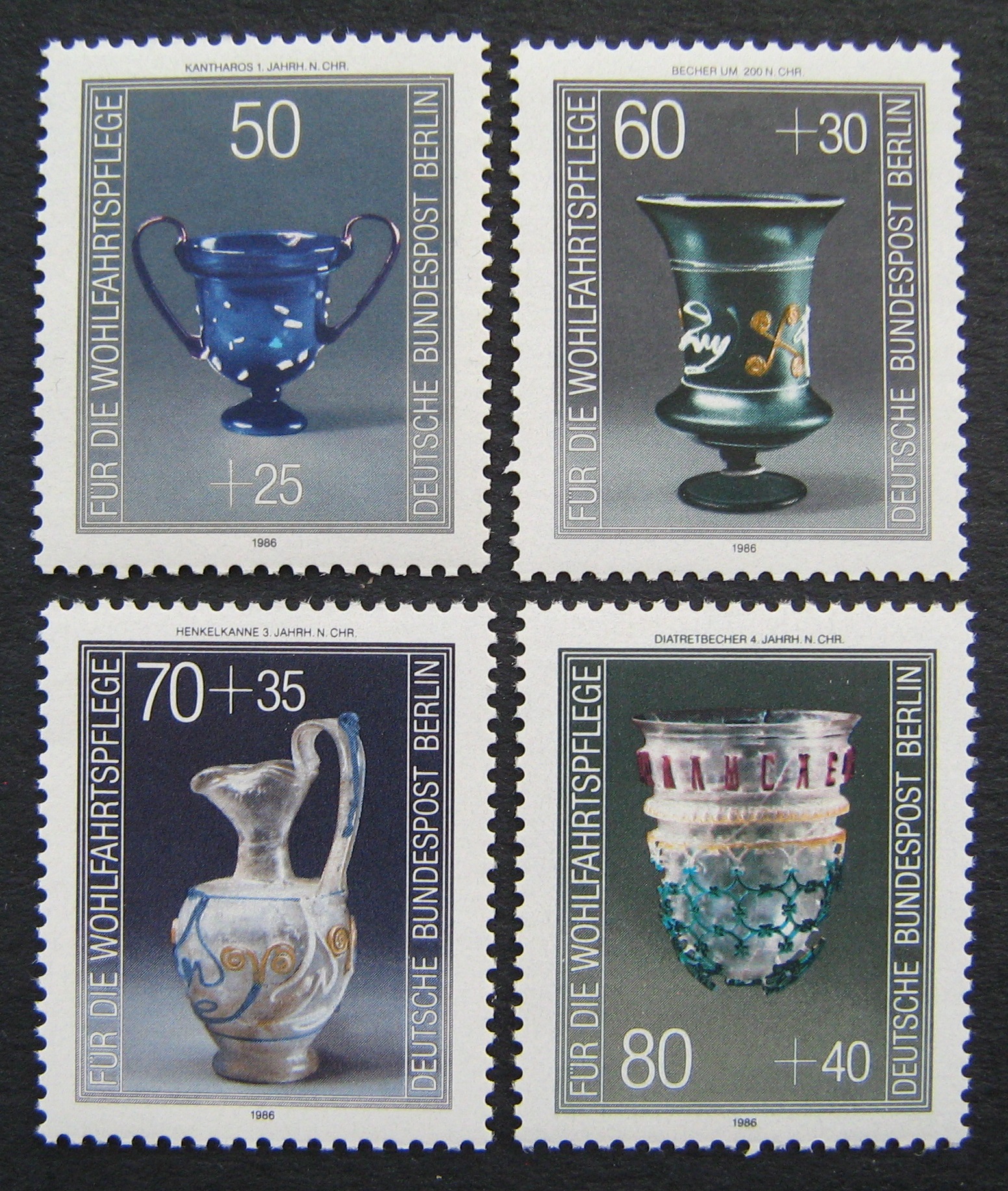Vokietija, Vakarų Berlynas, pilna serija, MiNr 765-768 MNH**
