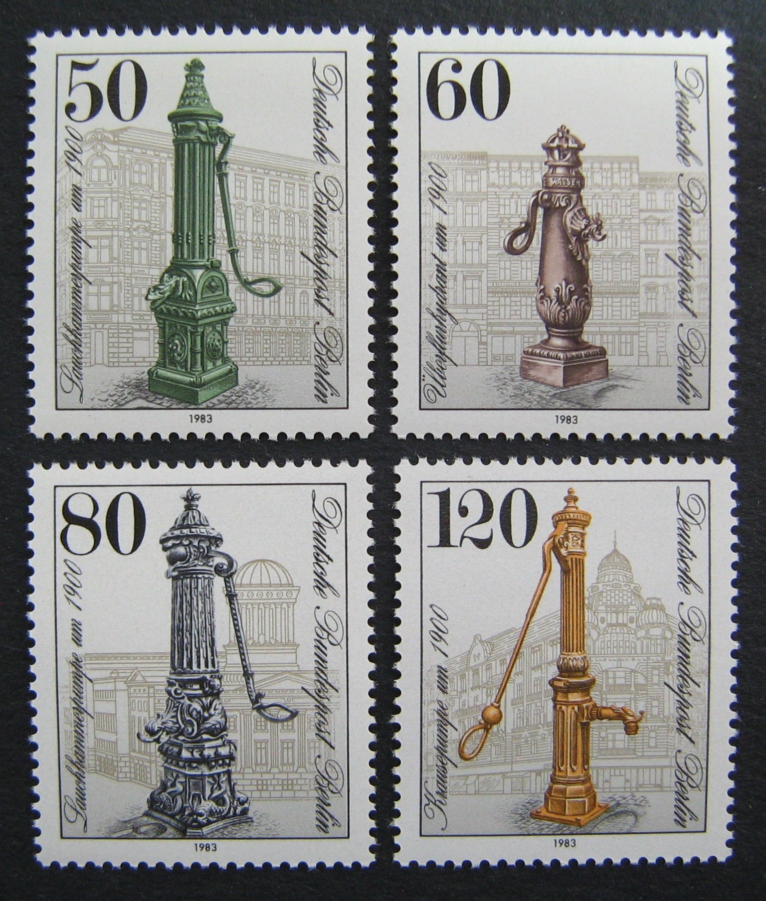 Vokietija, Vakarų Berlynas, pilna serija, MiNr 689-692 MNH**